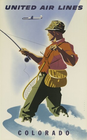 United Airlines Poster for Colorado